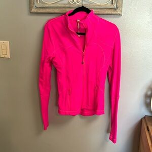 Lululemon Barbie pink jacket.